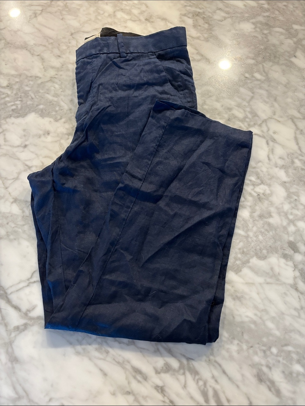 Everlane Men's Navy linen trouser 33x30